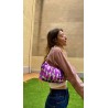 Bolso arlequín violeta