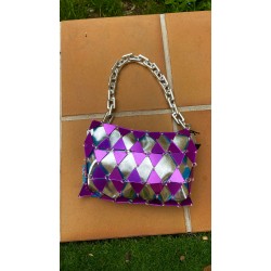 Bolso arlequín violeta