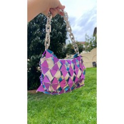 Bolso arlequín violeta